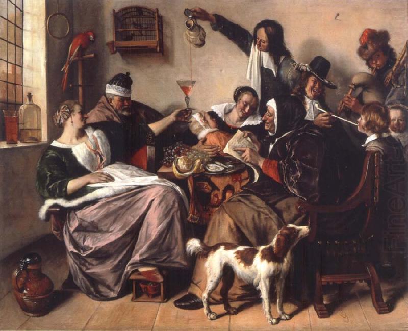 Jan Steen The Way hear it is the way we sing it china oil painting image